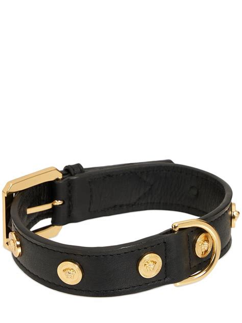 versace pet dames|Versace Leather Dog Collar .